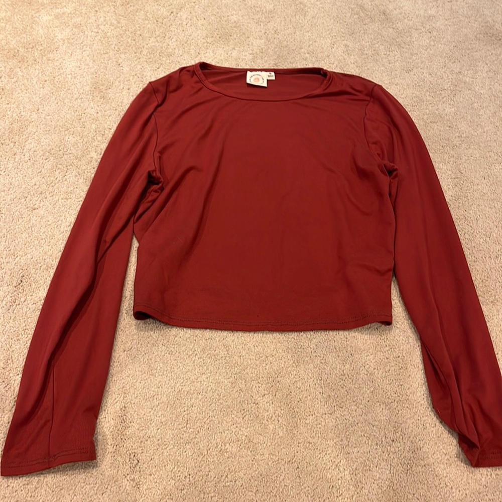 Women’s cropped long sleeve